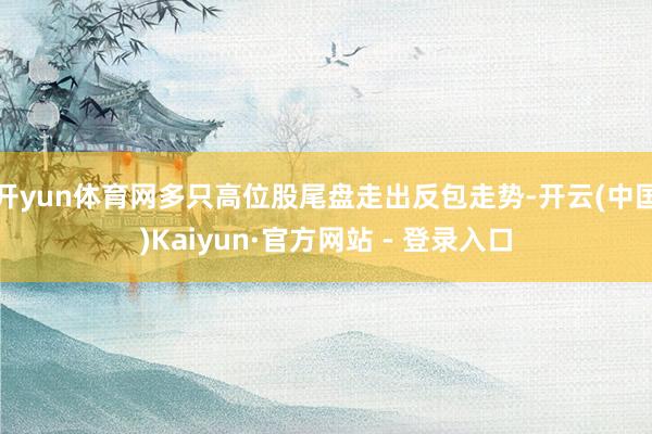 开yun体育网多只高位股尾盘走出反包走势-开云(中国)Kaiyun·官方网站 - 登录入口