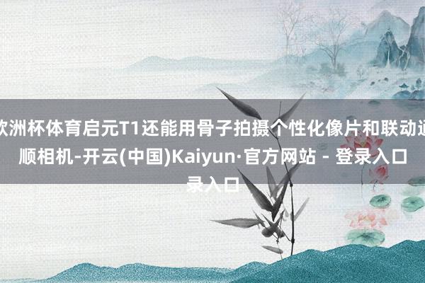 欧洲杯体育启元T1还能用骨子拍摄个性化像片和联动通顺相机-开云(中国)Kaiyun·官方网站 - 登录入口
